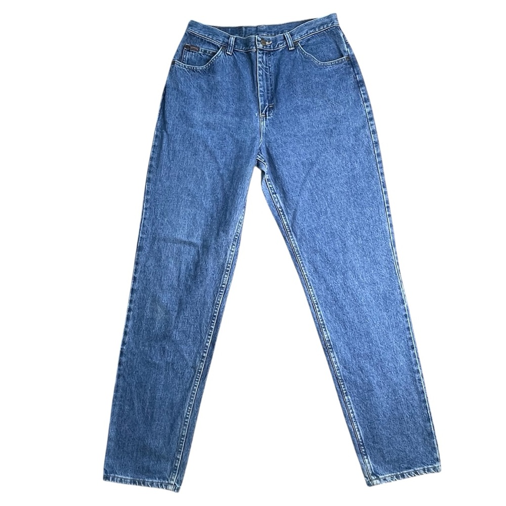 Vintage Y2K Lee Riders Distressed Denim Mom Jeans 14 Long
